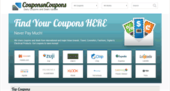 Desktop Screenshot of couponsncoupons.com