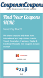Mobile Screenshot of couponsncoupons.com